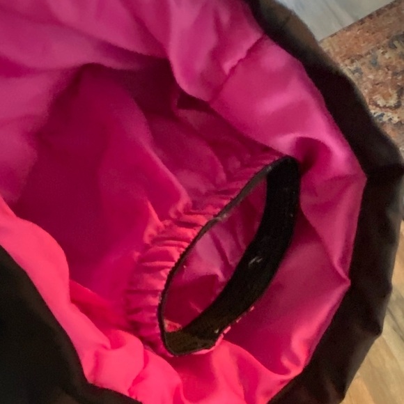 Swiss Tech- Child’s Size 6/6x Black/Pink Adjustable Snow Bibs - Picture 6 of 10